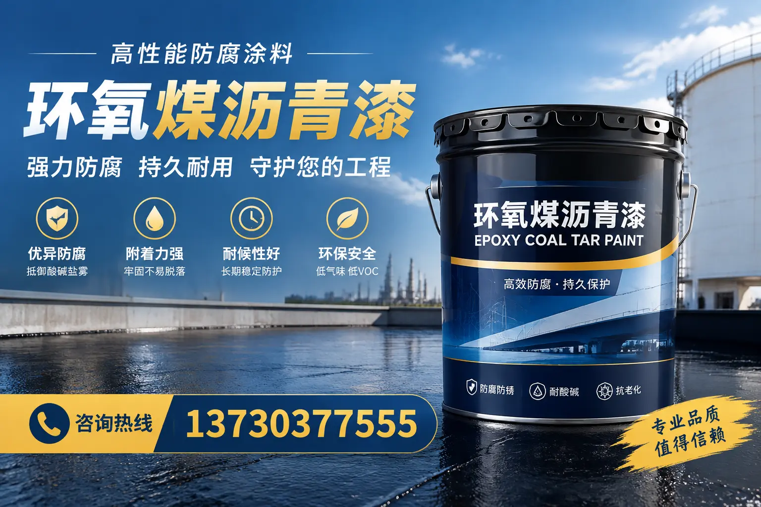 环氧煤沥青漆的耐久性分析，适合大安的使用场景