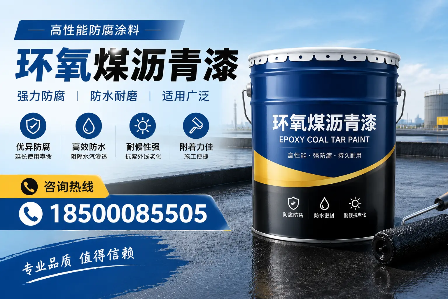 环氧煤沥青漆的主要成分与功能，大安用户深度了解